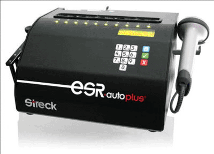 Image: The ESR-Auto Plus automated system (Photo courtesy of Streck).